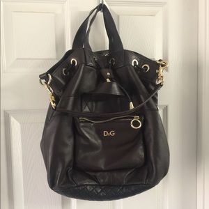 D&G dolce gabbana leather bag